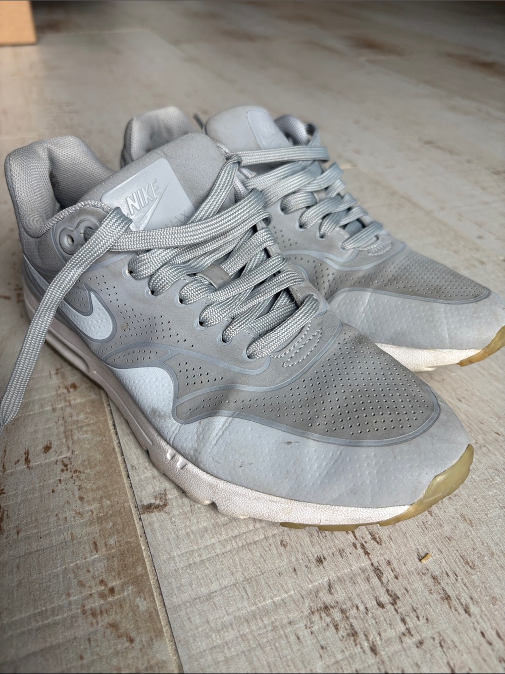 Nike Light Gray Air Max Casual Sneakers